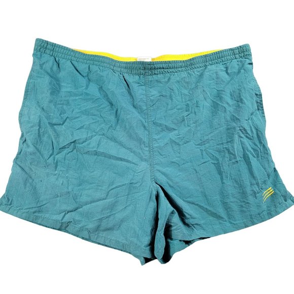 Cheetah Mens Large Green Swim Trunks Shorts Lightweight Athletic Outdoors - Picture 1 of 11